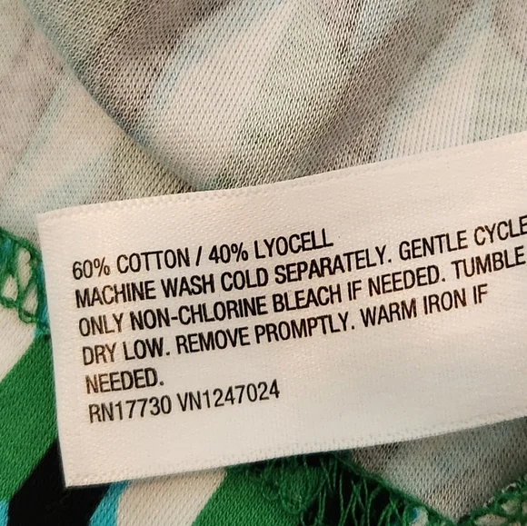 Long Sleeve Midi Arrow Geo Green Wrap Dress Diane von Furstenberg - Picture 10 of 16